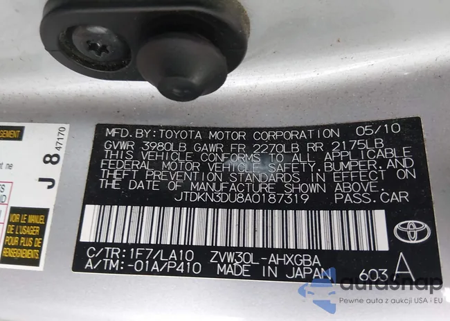 JTDKN3DU8A0187319: 44599817