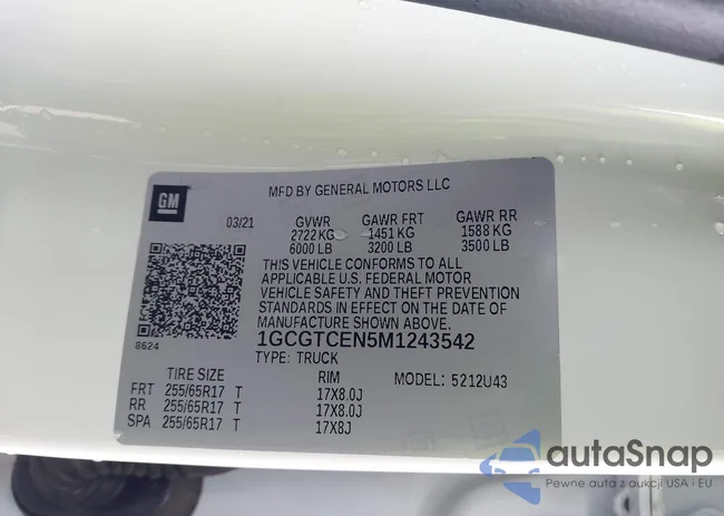 1GCGTCEN5M1243542: 44599873