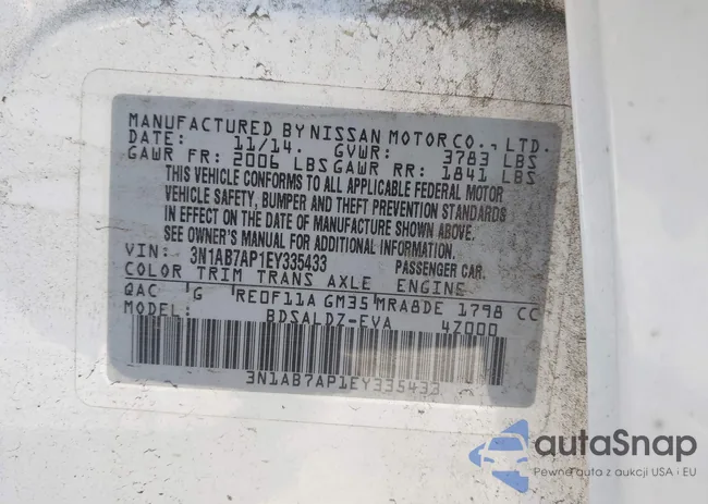 3N1AB7AP1EY335433: 44600042