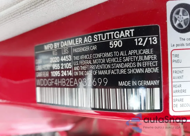 WDDGF4HB2EA932699: 44600476