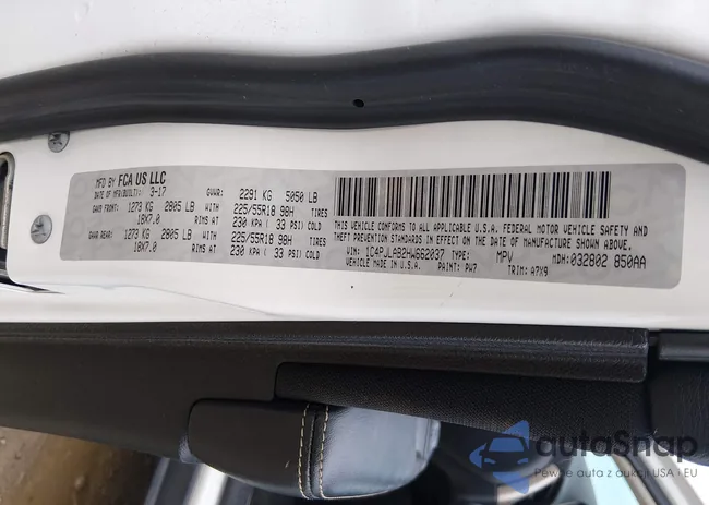 1C4PJLAB2HW662037: 44600121