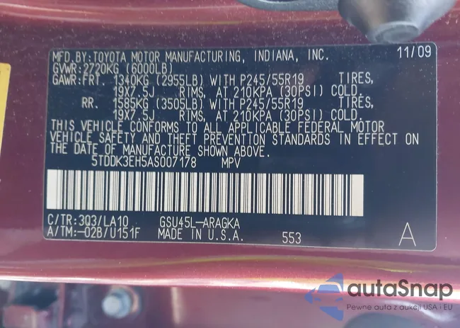 5TDDK3EH5AS007178: 44600288