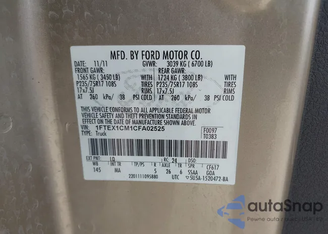 1FTEX1CM1CFA02525: 44601839