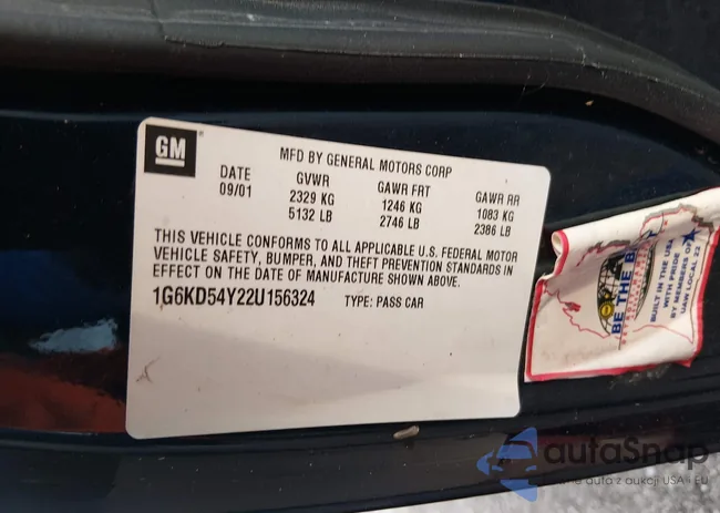 1G6KD54Y22U156324: 44601873