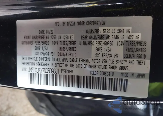 JM3TCBAY7N0609881: 44601170