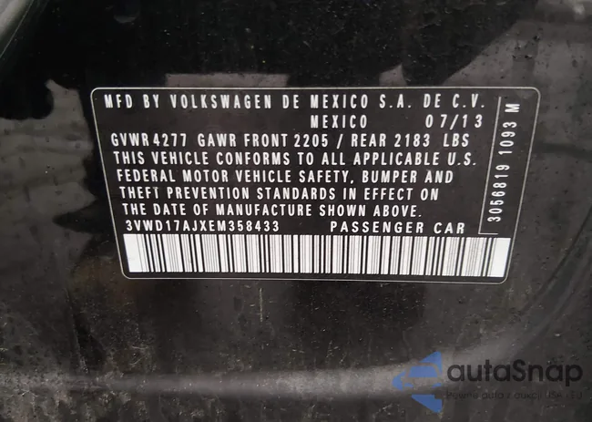 3VWD17AJXEM358433: 44602256