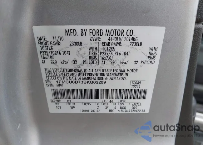 1FMCU0D73BKB02209: 44603766