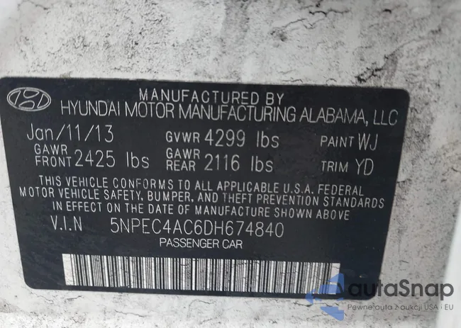 5NPEC4AC6DH674840: 44603860