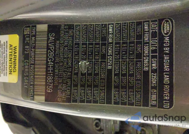 SALVP2BG4HH188759: 44604013