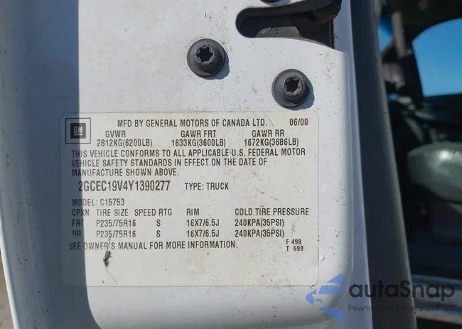 2GCEC19V4Y1390277: 44603152