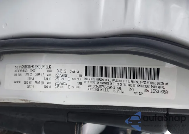 1C4PJMDB5EW159244: 44604757