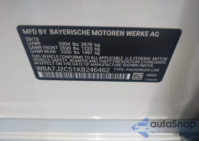 WBA7J2C51KB246462: 44604067