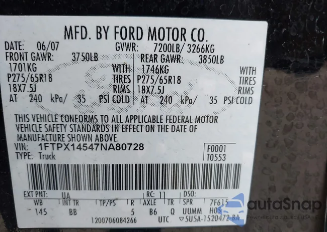 1FTPX14547NA80728: 44604335