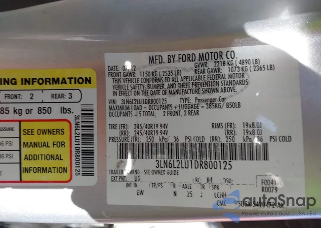 3LN6L2LU1DR800125: 44605658