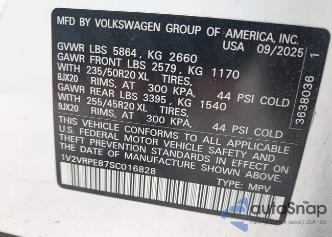 1V2VRPE87SC016828: 44605698