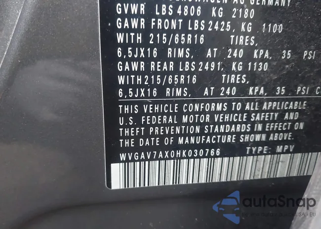 WVGAV7AX0HK030766: 44605727