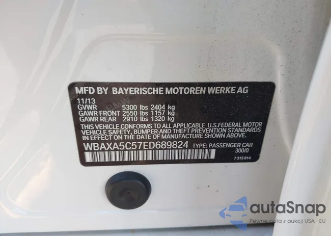 WBAXA5C57ED689824: 44605732