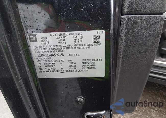 1GKKVRED7BJ280138: 44605907