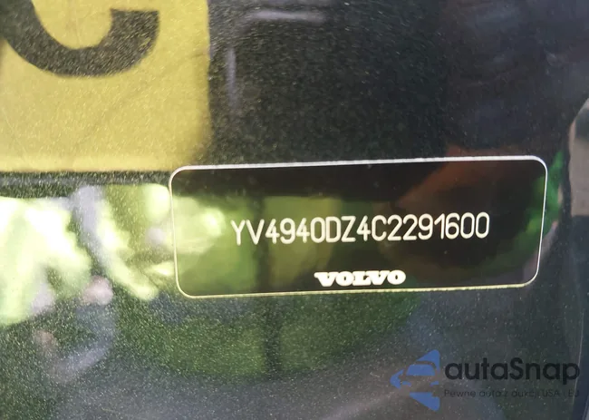 YV4940DZ4C2291600: 44605049