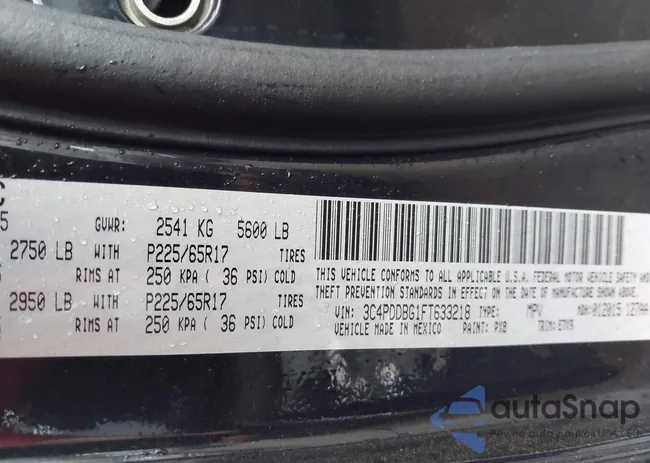 3C4PDDBG1FT633218: 44606471