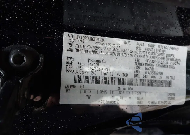 1FADP3K21GL310279: 44606835