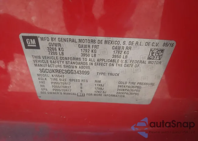 3GCUKREC3GG343099: 44606838