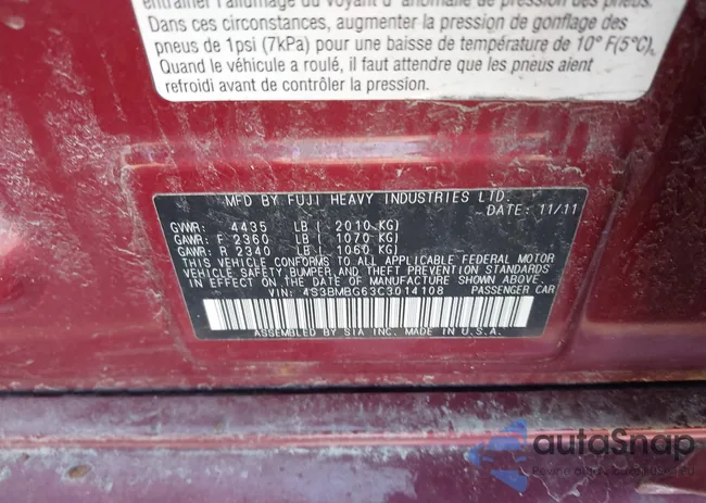 4S3BMBG63C3014108: 44606878