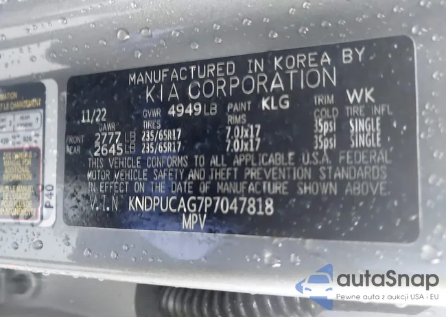 KNDPUCAG7P7047818: 44606971