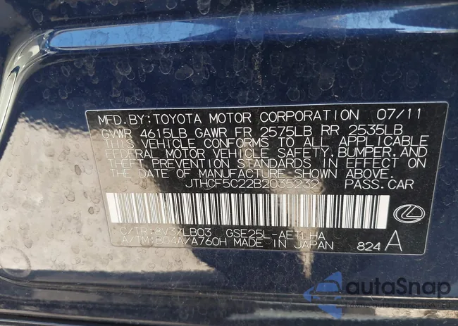 JTHCF5C22B2035232: 44606114