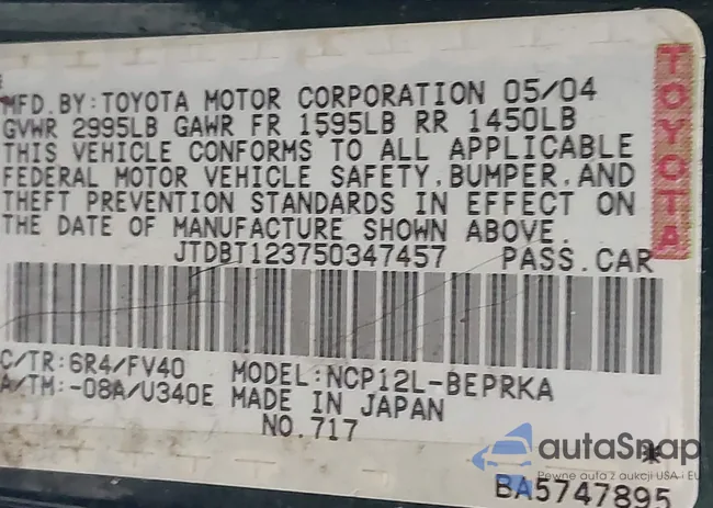 JTDBT123750347457: 44606188