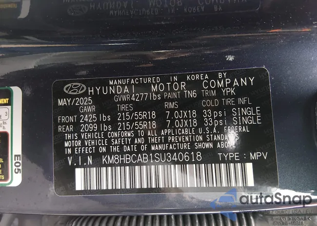 KM8HBCAB1SU340618: 44606259