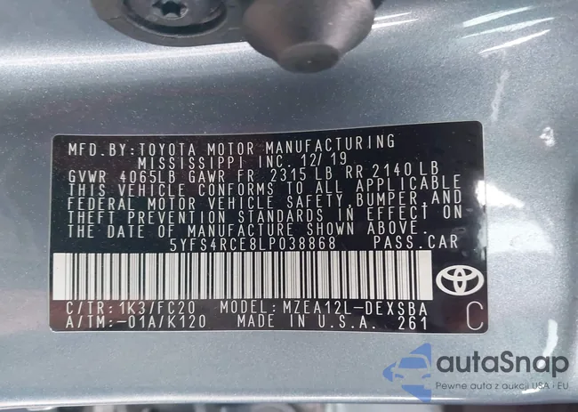 5YFS4RCE8LP038868: 44607618