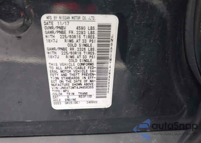 JN8AT2MT4JW456355: 44607717