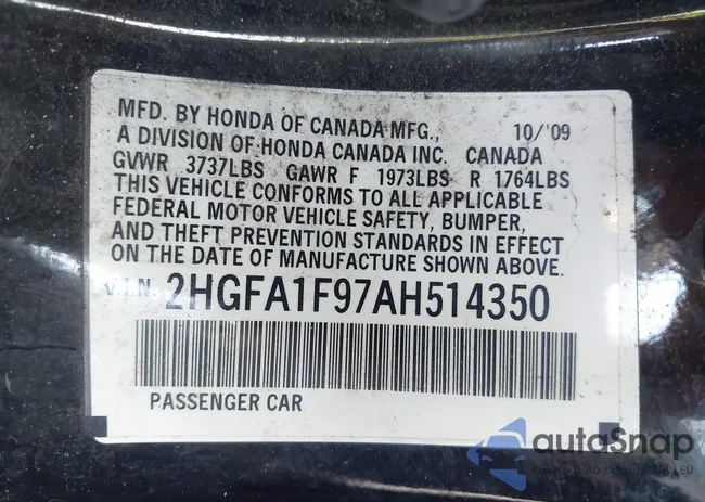 2HGFA1F97AH514350: 44607806