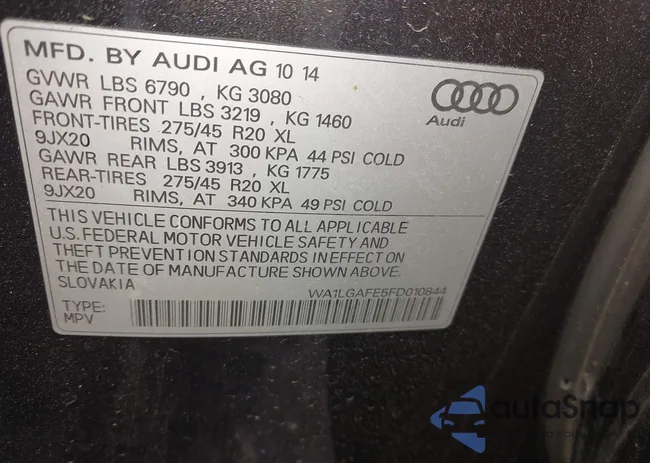 WA1LGAFE5FD010844: 44607186