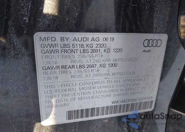 WA1AECF39K1079703: 44607234