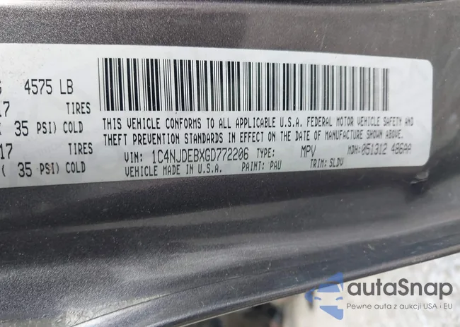 1C4NJDEBXGD772206: 44608451
