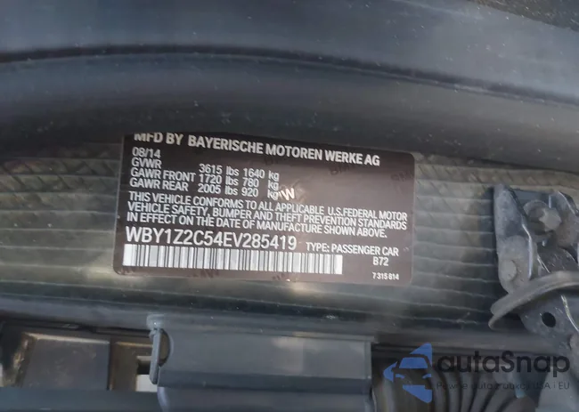 WBY1Z2C54EV285419: 44608733