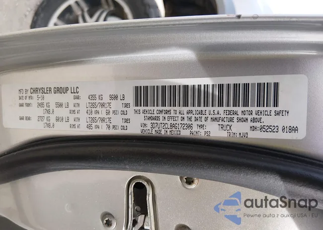 3D7UT2CL8AG172306: 44608747