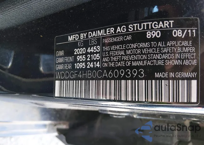 WDDGF4HB0CA609393: 44608236