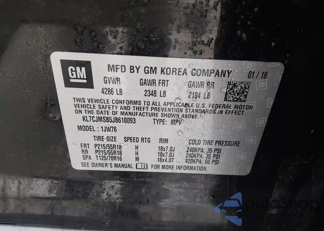 KL7CJMSB5JB618093: 44608347