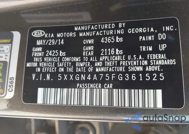 5XXGN4A75FG361525: 44609937