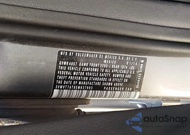 3VWVT7AT8EM637993: 44609093