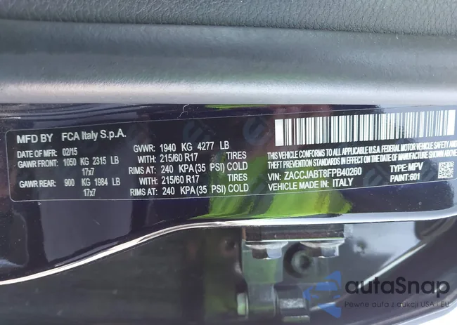 ZACCJABT8FPB40260: 44609438