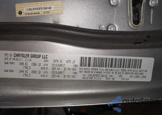 1C4NJRFB3FD184142: 44610558