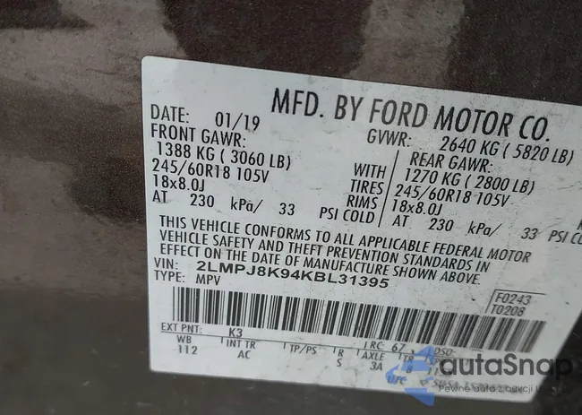 2LMPJ8K94KBL31395: 44610304