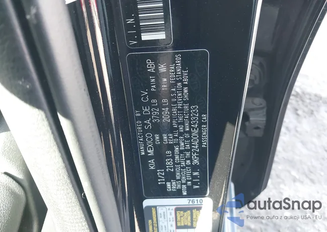 3KPF24AD0NE433233: 44611554