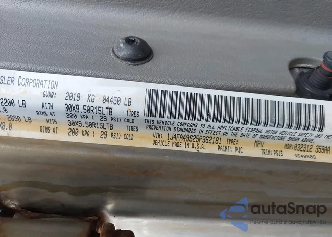 1J4FA49S25P362181: 44611411