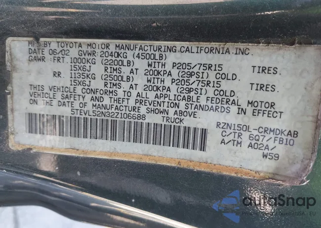 5TEVL52N32Z106688: 44612945