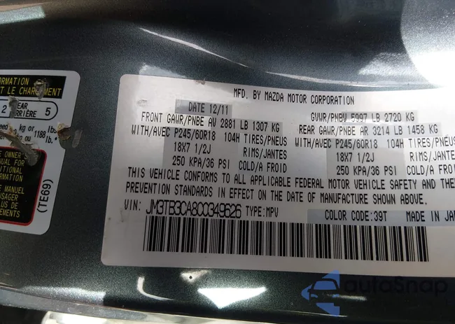 JM3TB3CA8C0349626: 44613478